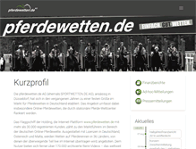 Tablet Screenshot of pferdewetten.ag